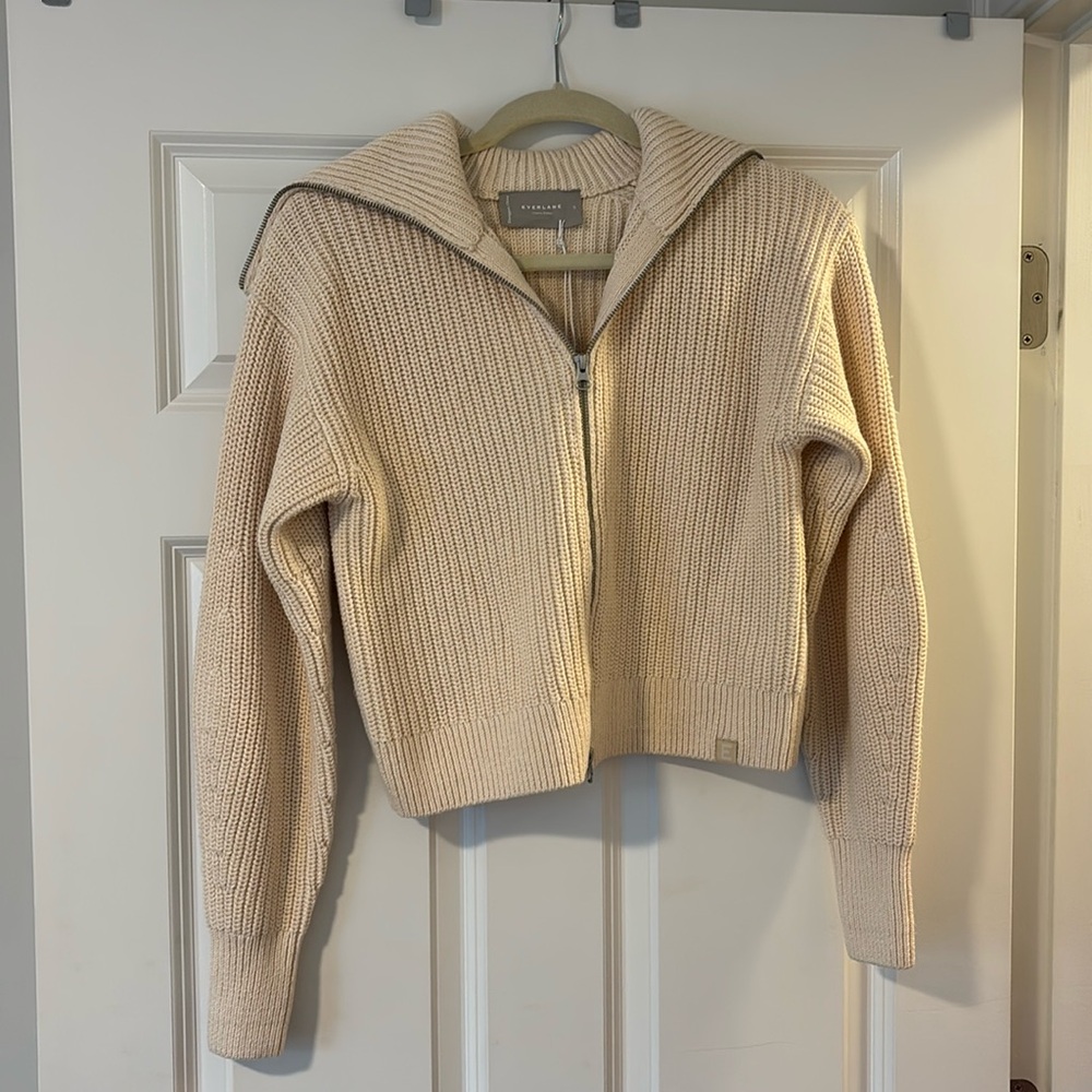 Everlane zip up sweater